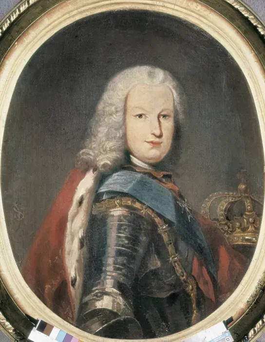 Framed Print : VAN LOO, Louis Michel (1707-1771). Fernando VI Framed Print : VAN LOO, Louis Michel (1707-1771). Fernando VI
