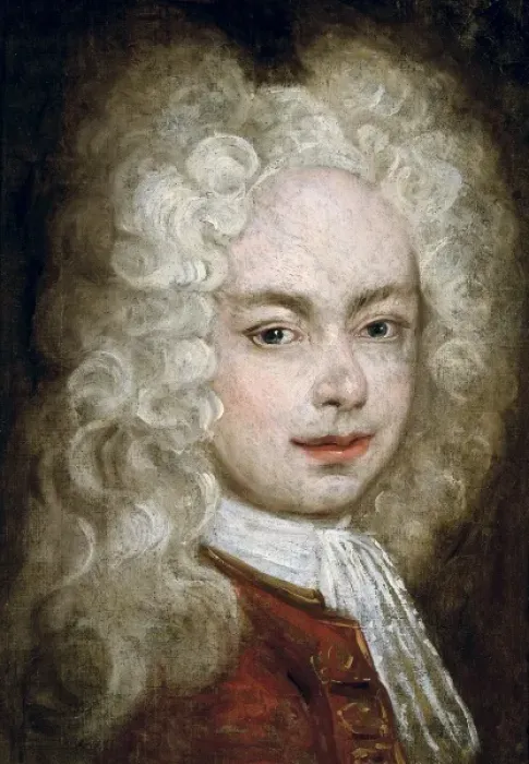 Framed Print : VAN LOO, Louis Michel (1707-1771). Portrait of Framed Print : VAN LOO, Louis Michel (1707-1771). Portrait of