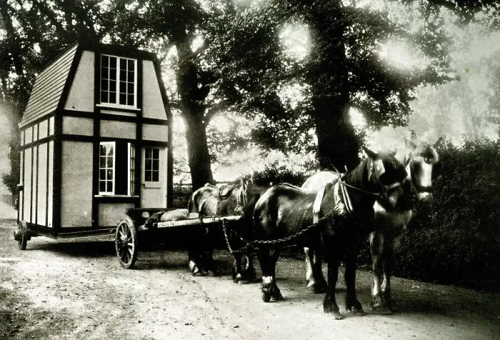 Framed Print : The Vancott, or movable cottage caravan Framed Print : The Vancott, or movable cottage caravan