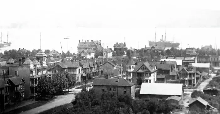 Framed Print : Vancouver, Canada, early 1900s Framed Print : Vancouver, Canada, early 1900s