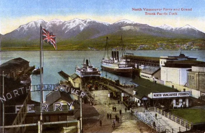 Framed Print : Vancouver, Canada - North Vancouver Ferry - Grand Trunk Dock Framed Print : Vancouver, Canada - North Vancouver Ferry - Grand Trunk Dock
