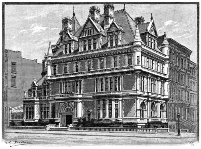 Framed Print : Vanderbilt New York Home Framed Print : Vanderbilt New York Home
