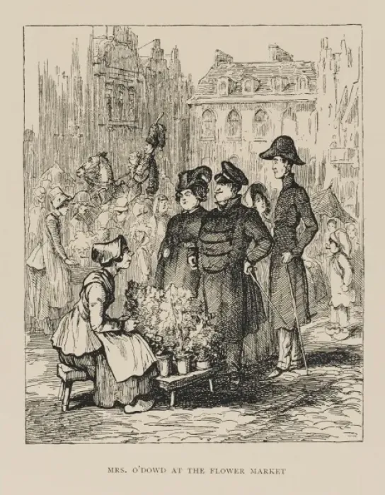 Framed Print : Vanity Fair / Flower Markt Framed Print : Vanity Fair / Flower Markt