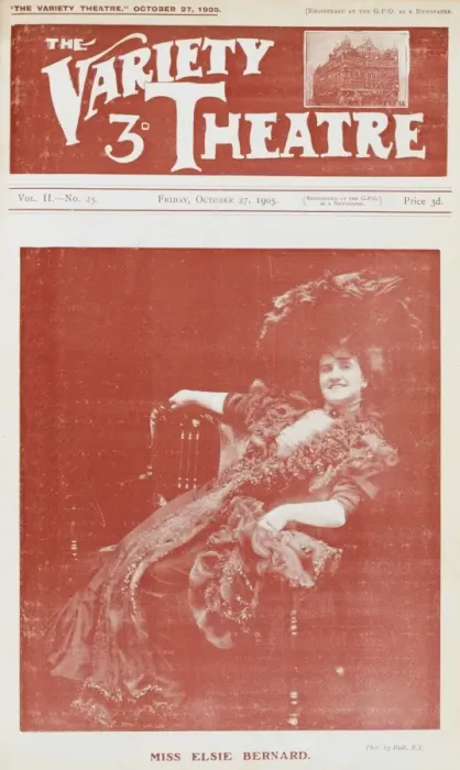 Framed Print : Variety Theatre, Elsie Bernard Framed Print : Variety Theatre, Elsie Bernard