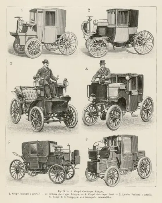 Framed Print : Various French Models Framed Print : Various French Models