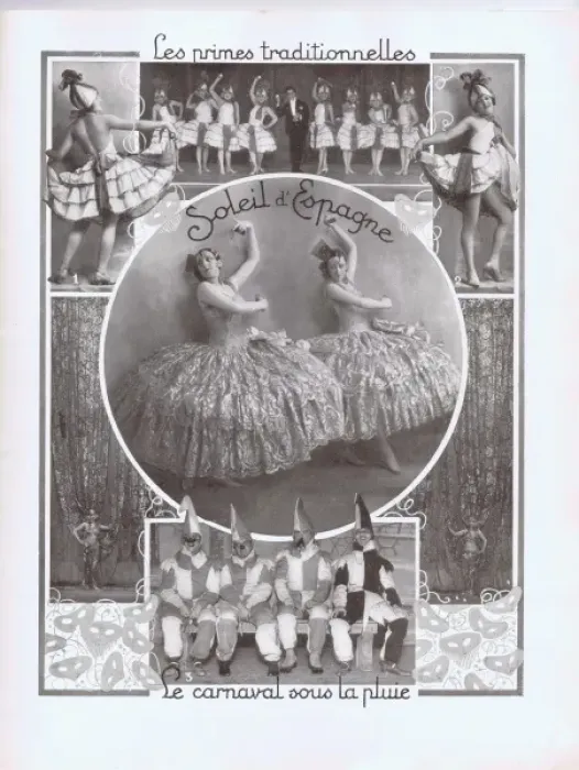 Framed Print : Various scenes from the revue Bonjour Paris at the Casino de Framed Print : Various scenes from the revue Bonjour Paris at the Casino de
