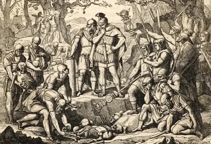 Framed Print : Varuss Legions Buried Framed Print : Varuss Legions Buried