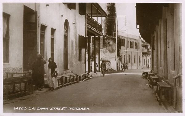 Vasco da Gama Street, Mombasa, Kenya, East Africa