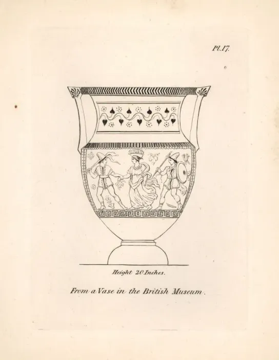 Framed Print : Vase with depiction of a festival to Bacchus Framed Print : Vase with depiction of a festival to Bacchus