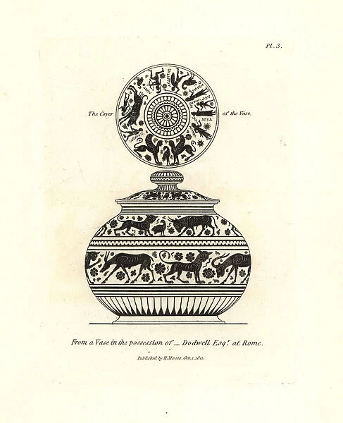 Vase and lid in the possession of Dodwell Esq. of Rome