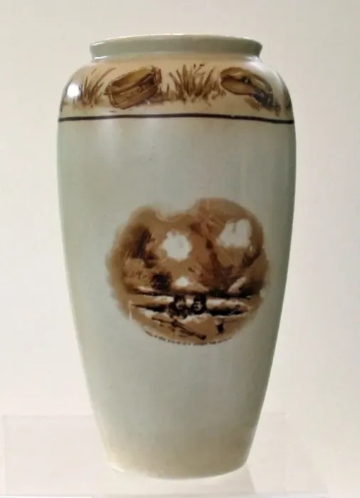 Framed Print : Vase - A Souvenir of the Great War Framed Print : Vase - A Souvenir of the Great War