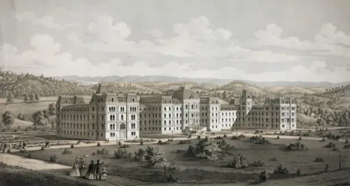 Framed Print : Vassar female college, egidius Framed Print : Vassar female college, egidius