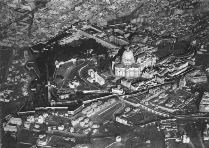 Framed Print : Vatican Aerial View Framed Print : Vatican Aerial View