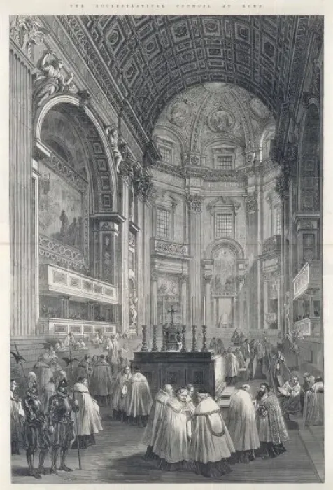 Framed Print : Vatican Council / 1870 Framed Print : Vatican Council / 1870