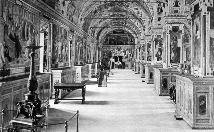 Framed Print : Vatican Library, Rome, Italy Framed Print : Vatican Library, Rome, Italy