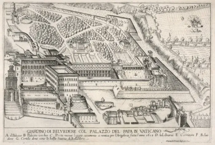 Framed Print : Vatican Palace / Rome / C17 Framed Print : Vatican Palace / Rome / C17