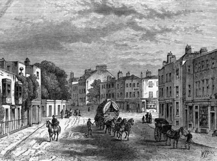 Framed Print : Vauxhall 1825 Framed Print : Vauxhall 1825