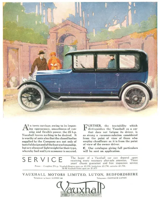 Framed Print : Vauxhall Advertisement Framed Print : Vauxhall Advertisement