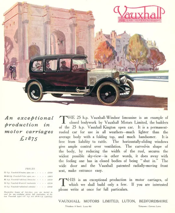 Framed Print : Vauxhall Advertisement Framed Print : Vauxhall Advertisement