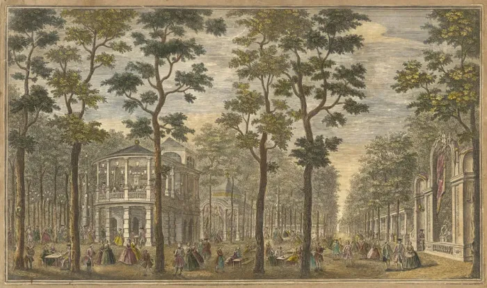 Framed Print : VAUXHALL GARDENS / 1750 Framed Print : VAUXHALL GARDENS / 1750