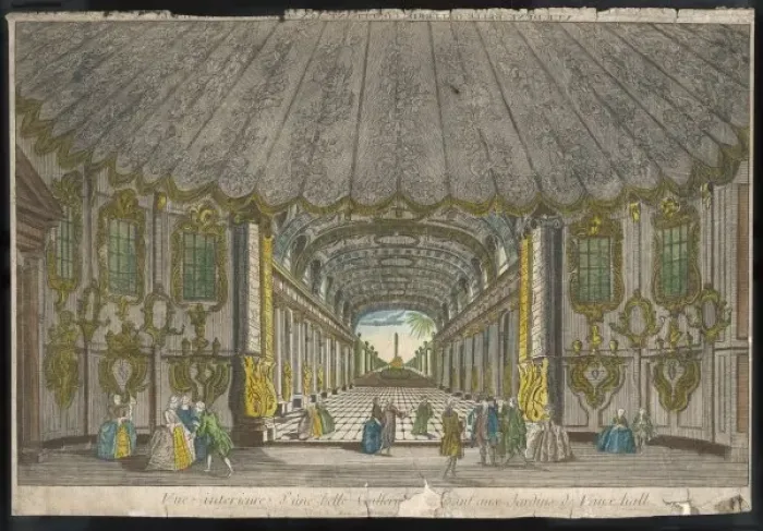 Framed Print : Vauxhall Gardens Framed Print : Vauxhall Gardens