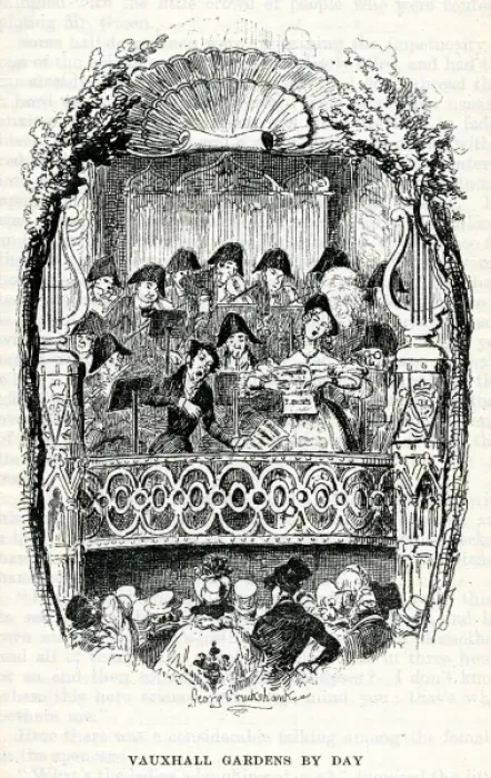 Framed Print : Vauxhall Gardens Framed Print : Vauxhall Gardens