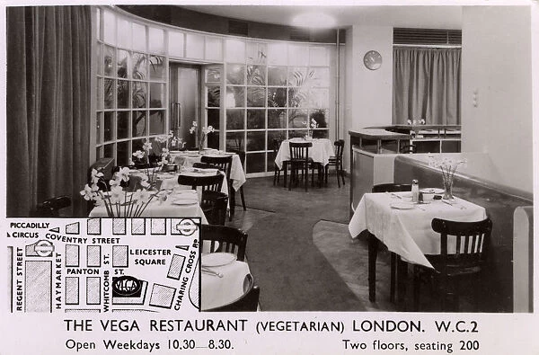 The Vega (Vegetarian) Restaurant, London WC2