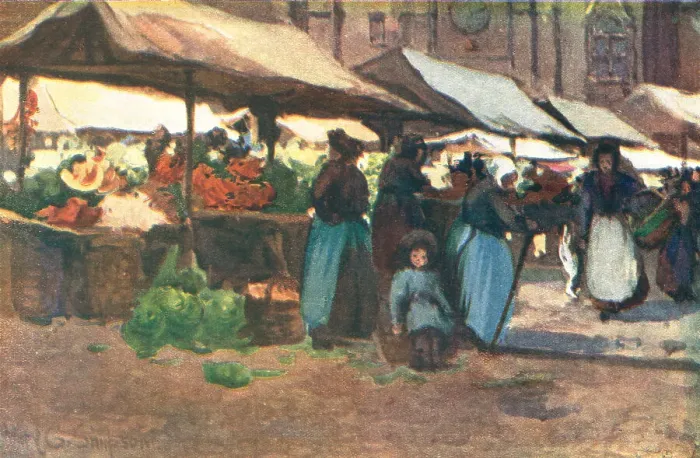 Framed Print : Vegetable Market Framed Print : Vegetable Market
