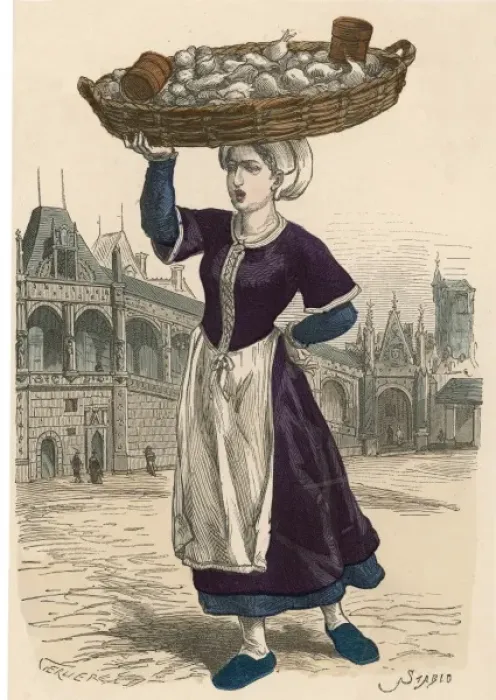 Framed Print : Vegetable Seller, Paris Framed Print : Vegetable Seller, Paris