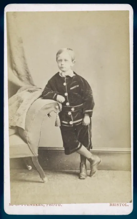 Framed Print : Velvet Suit 1870S / Boy Framed Print : Velvet Suit 1870S / Boy