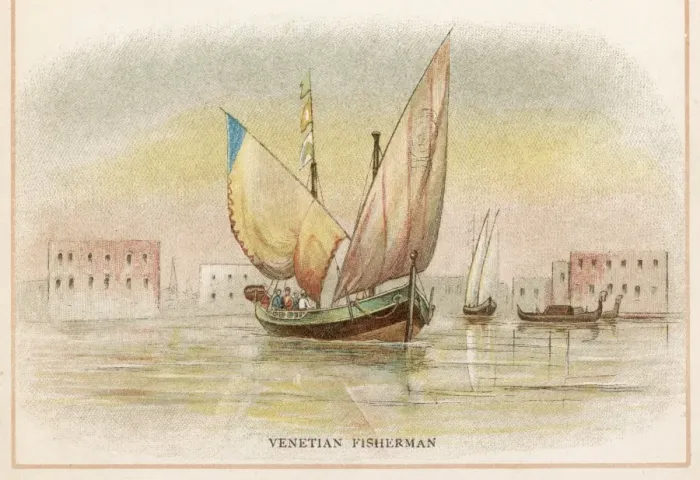 Framed Print : Venetian Fishing Boat Framed Print : Venetian Fishing Boat