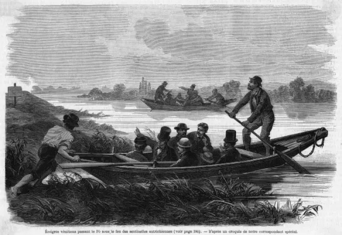 Framed Print : Venetian Refugees Framed Print : Venetian Refugees