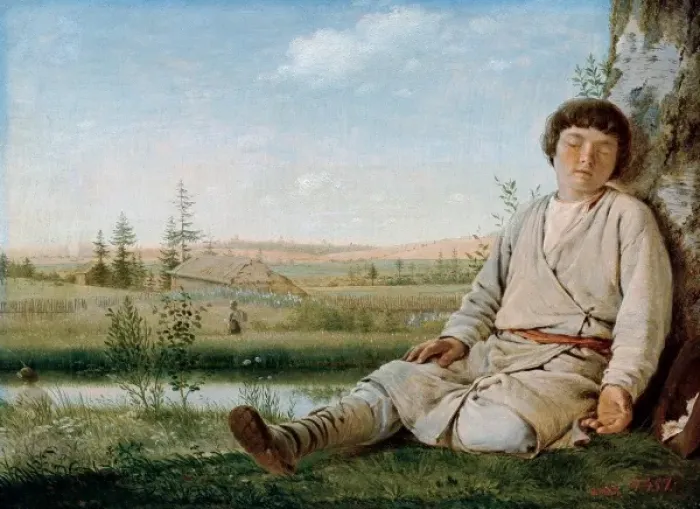 Framed Print : VENETSIANOV, Aleksey Gabrilovitch (1780-1847) Framed Print : VENETSIANOV, Aleksey Gabrilovitch (1780-1847)