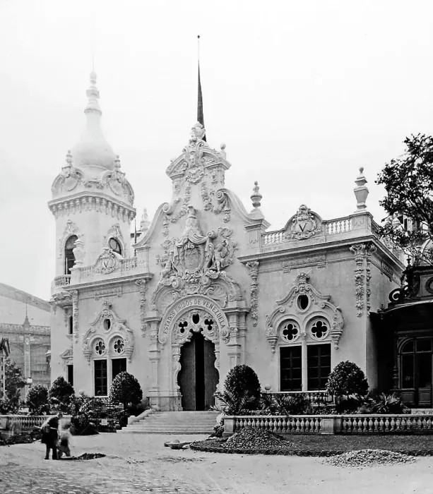 Framed Print : Venezuela Pavilion, Exposition Universelle, Paris, 1889 Framed Print : Venezuela Pavilion, Exposition Universelle, Paris, 1889