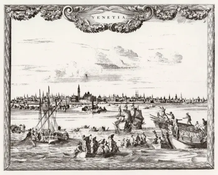 Framed Print : Venice / Distant C1700 Framed Print : Venice / Distant C1700