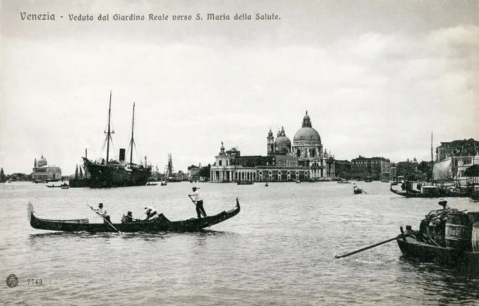 Framed Print : Venice - Giardini Reali towards S. Maria della Salute Framed Print : Venice - Giardini Reali towards S. Maria della Salute