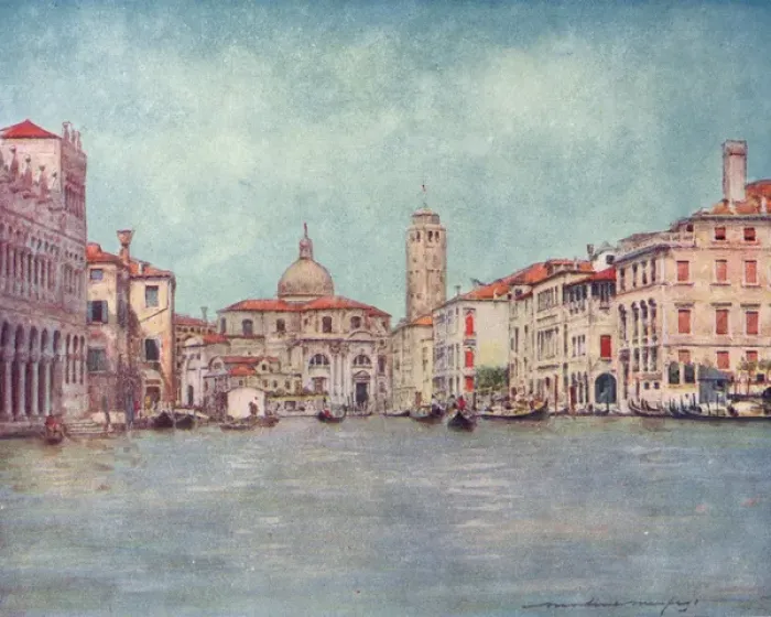Framed Print : Venice / Grand Canal 1916 Framed Print : Venice / Grand Canal 1916