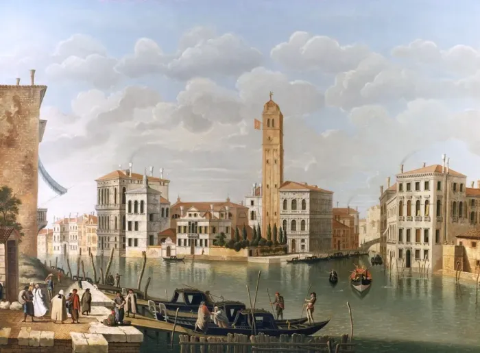 Framed Print : Venice, the Grand Canal, by William James Framed Print : Venice, the Grand Canal, by William James