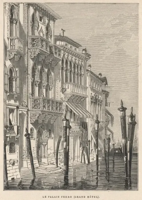 Framed Print : Venice / Grand Hotel 1891 Framed Print : Venice / Grand Hotel 1891