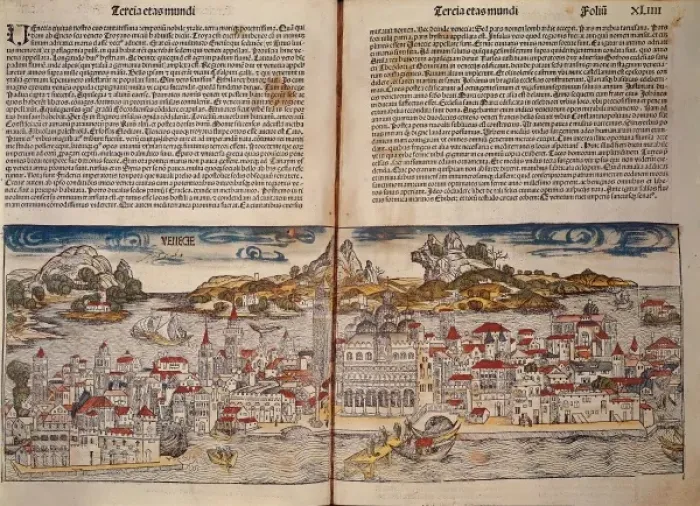 Framed Print : Venice. Illustration from the Libro del Sarto Framed Print : Venice. Illustration from the Libro del Sarto