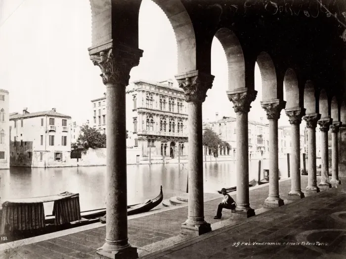 Framed Print : Venice, Italy, arcade front of the Fondaco dei Turchi Framed Print : Venice, Italy, arcade front of the Fondaco dei Turchi
