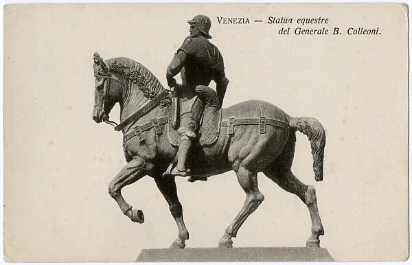 Venice, Italy - Equestrian Statue of General B. Colleoni