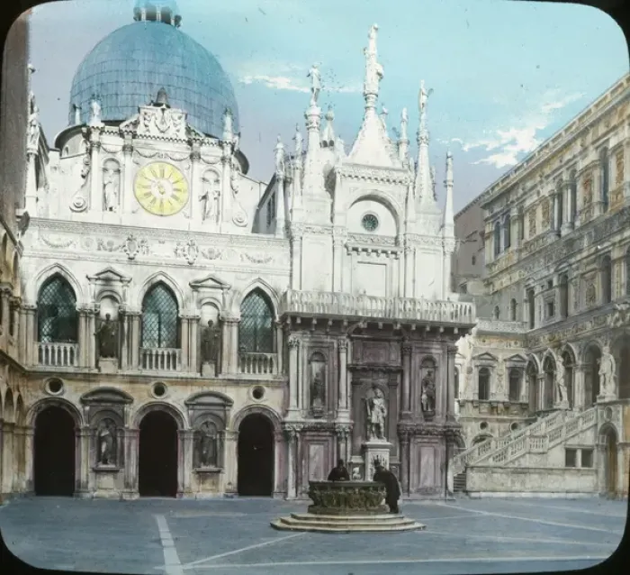 Framed Print : Venice, Italy - Giants Staircase Framed Print : Venice, Italy - Giants Staircase