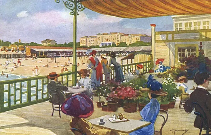 Framed Print : Venice / Lido C1912 Framed Print : Venice / Lido C1912