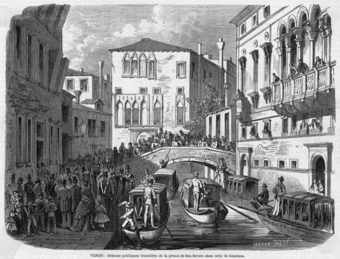 Framed Print : Venice Prisoners Framed Print : Venice Prisoners