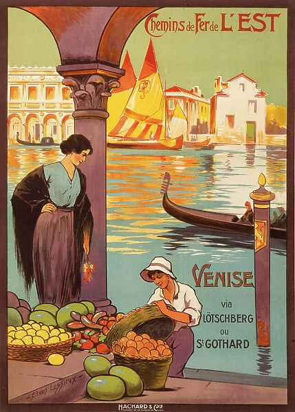 Venice travel poster