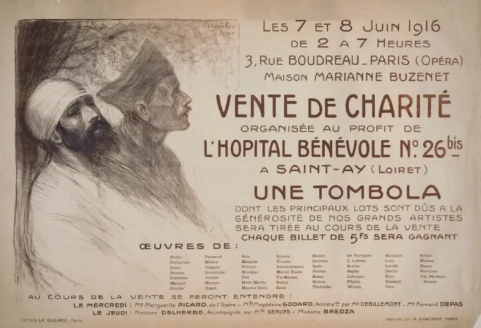 Framed Print : Vente de charite organisee au profit de l hopital benevole Framed Print : Vente de charite organisee au profit de l hopital benevole
