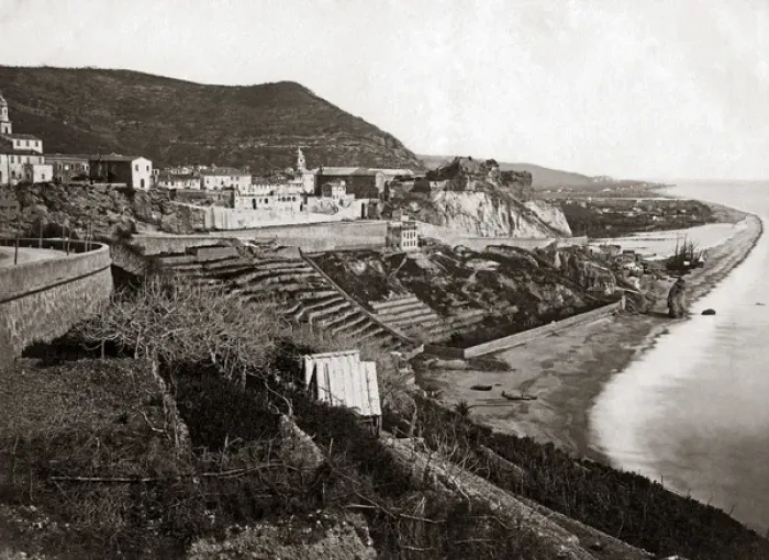 Framed Print : Ventimiglia, Italy, circa 1890 Framed Print : Ventimiglia, Italy, circa 1890