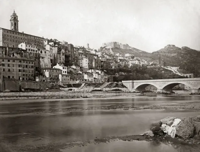 Framed Print : Ventimiglia, Italy, circa 1890 Framed Print : Ventimiglia, Italy, circa 1890