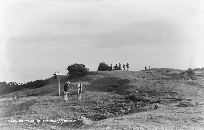Framed Print : Ventnor on the Downs Framed Print : Ventnor on the Downs